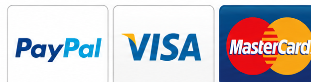 PayPal, Visa et Mastercard